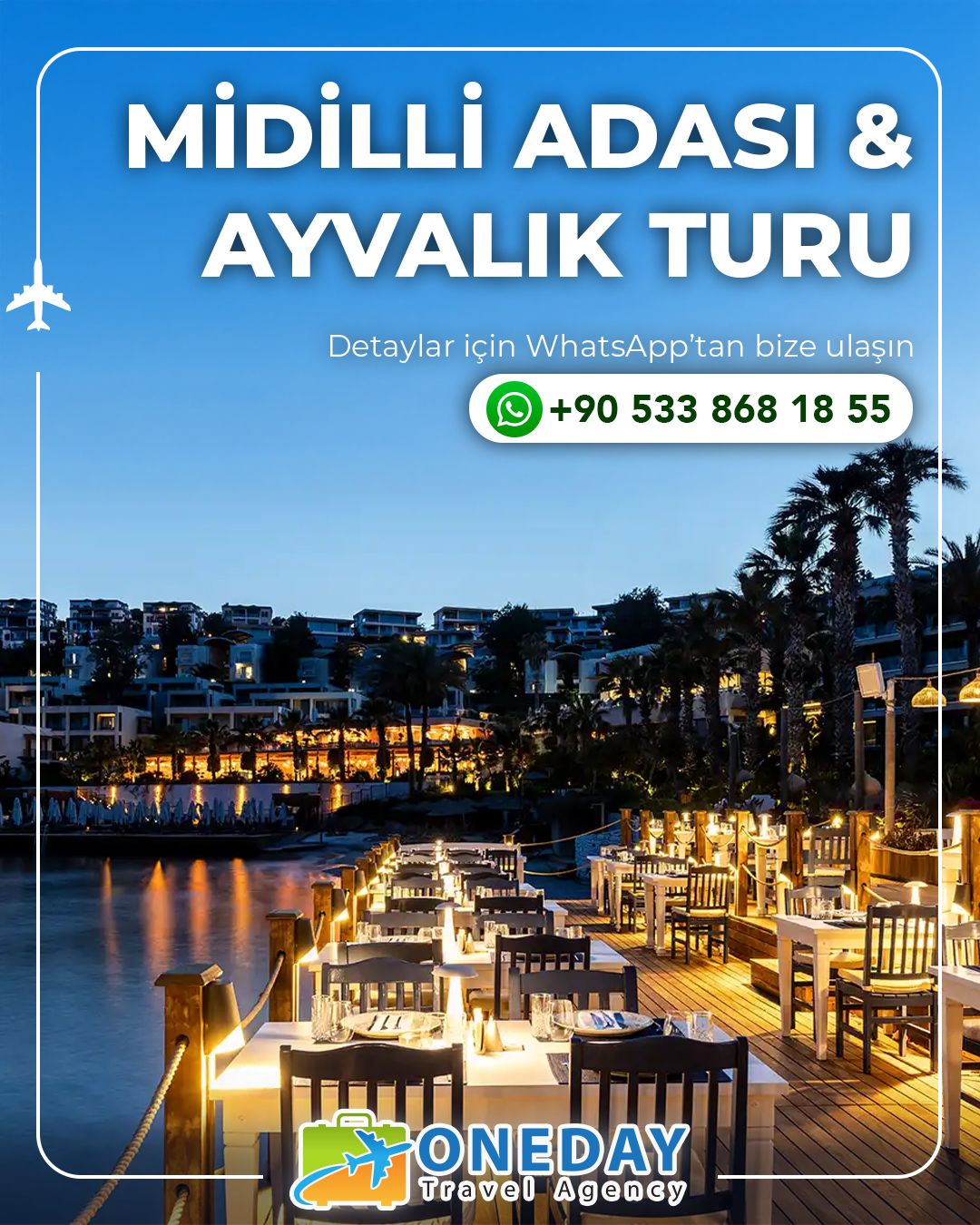 Midilli Adası ve Ayvalık Turu